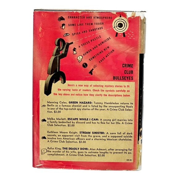 Pearls Before Swine Book HC DJ Marjorie Allingham Crime Club First Edition 1945 - Picture 2 of 16